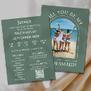 Search for sage green bridesmaid cards Simple