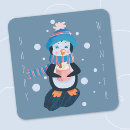 Search for penguin illustration stickers Winter