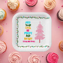 Search for pink christmas paper plates Girly