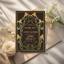 Search for art nouveau invitations Elegant