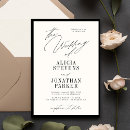 Search for black and ivory invitations Classic