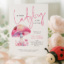 Search for lady bug baby shower invitations Whimsical