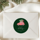 Search for happy holiday pink stickers Script