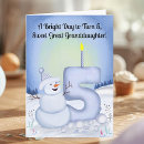 Search for granddaughter 5th birthday cards Cute