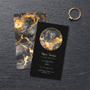Search for black and gold marble business cards Modern