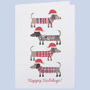 Search for dachshund christmas cards Doxie