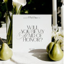 Search for maid of honor proposal Minimalist