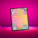 Search for glow party invitations Girl