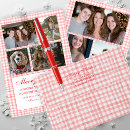 Search for red white gingham envelopes Vintage