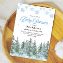 Search for pine tree baby shower invitations Baby its cold outside