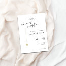 Search for evening wedding invitations Black and gold