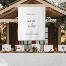 Search for fabric wedding signs Minimalist