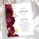 Search for red wine invitations Floral