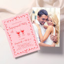 Search for hearts engagement party invitations Trendy