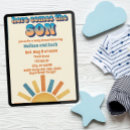 Search for here comes the sun baby shower Blue