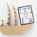 Search for sailing birthday invitations Blue