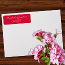 Search for deluxe return address labels Red