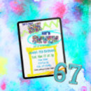 Search for seven birthday invitations 7th