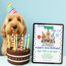 Search for dog 2nd birthday cards invites Puppy
