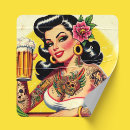 Search for vintage beer stickers Bar