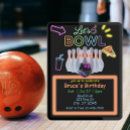 Search for glow bowling invitations Neon
