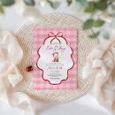 Search for ladybug party invitations For her