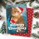 Search for meowy christmas cards Modern
