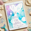 Search for bubbles birthday invitations White