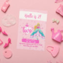 Search for doll birthday invitations Pink