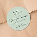 Search for thank you green stickers Elegant