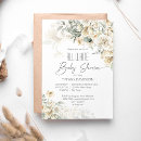 Search for silver baby shower invitations Modern