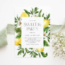 Search for lemon invitations Watercolor