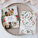 Search for botanical christmas cards 3 photo collage