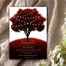 Search for red tree wedding invitations Autumn