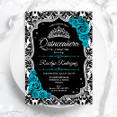 Search for bling quince invitations Diamonds