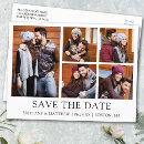 Search for black and white save the dates postcards Couple photo