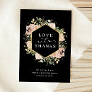 Search for love and thanks thank you cards Boho