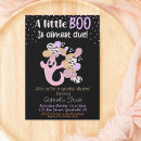 Search for halloween baby girl shower invitations Pink ghost