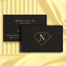 Search for monogram logo business cards Hair stylist
