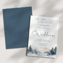 Search for winter forest wedding invitations Typography