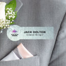 Search for metal with logo name tags With magnetic back