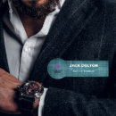 Search for metal with logo name tags With magnetic back