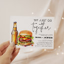 Search for funny hamburger invitations Summer