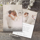 Search for elegant wedding thank you cards Bride and groom