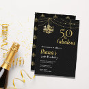 Search for black gold chandelier party invitations Elegant