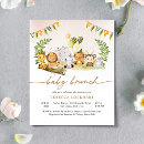 Search for wild animals 4x5 invitations Elegant