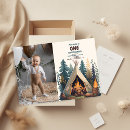 Search for happy camper 1st birthday invitations Woodland