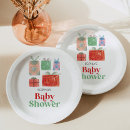 Search for retro christmas paper plates Santa baby
