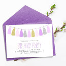 Search for lavender birthday invitations Girly