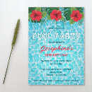 Search for red hibiscus flower invitations Floral